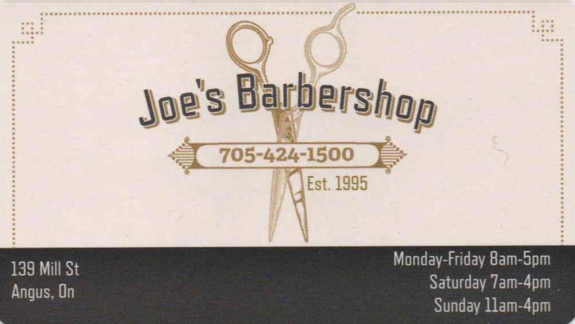 JOES BARBERSHOP